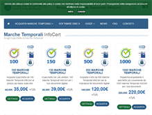 Tablet Screenshot of marchetemporali.com